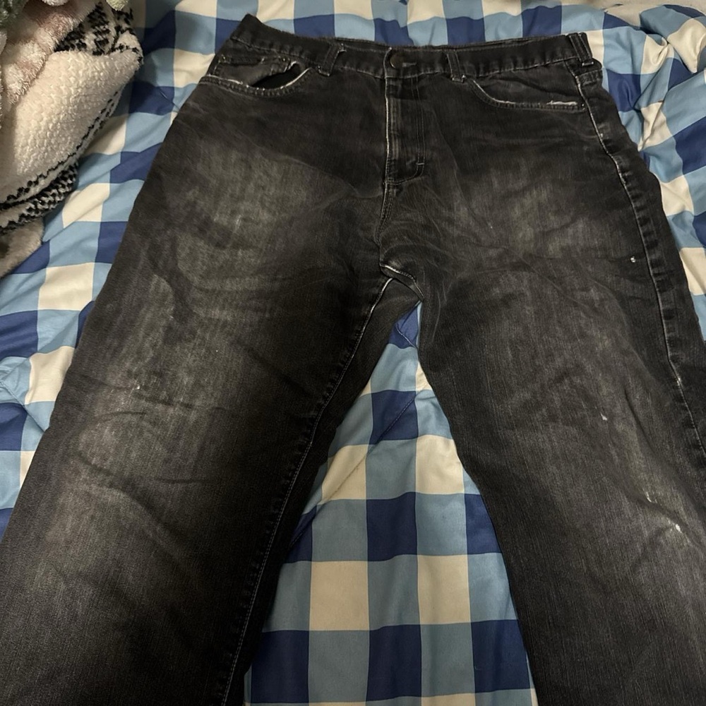 Calvin Klein Collection Black Relaxed Jeans